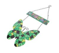 Hemobllo Targa Benvenuto con Design per Decorazione da Esterno per Cortile