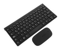 Hemobllo Tastiera Wireless e Mouse senza Fili Accessorio per Computer Layout di Tastiera Latino-spagnolo Realizzato in Robusta Resina per Durata Affidabile per Scrivere e Navigare