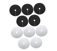 Hemobllo Teli Antierbacce per Giardino 20 Pezzi, Tappetini Protettivi Rotondi per Alberi da Frutto, Tessuto Biodegradabile Traspirante per Controllo del Terreno e Pacciamatura Orticola