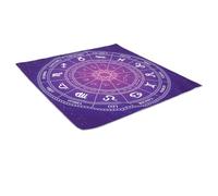 Hemobllo Tovaglia Divinazione Astrologia Tarocchi Mandala Zodiaco Tovaglia Altare Panno Divinazione Speciale per Scrivania Materiale Sicuro