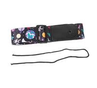 Hemobllo Tracolla per Ukulele e Chitarra per Poliestere Regolabile con Estremità in Vera Pelle Tracolla Resistente e Adatta Strumenti Elettrici e Acustici Design Stellato