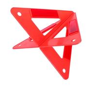 Hemobllo Triangolo Riflettente Pieghevole per Sicurezza Notturna Segnale Avvertimento Compatto e Resistente per Emergenze su Strada
