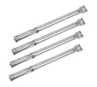 Hemobllo Tubi del Bruciatore in Acciaio Inossidabile per Barbecue a Gas, Ricambi per Grill Esterni, Set 4 Pezzi Resistenti alle Alte Temperature, Facili da Installare, per Cucina all’Aperto e Patio