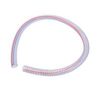 Hemobllo Tubo Flessibile PVC Rinforzato con Filo Dacciaio Resistente e Versatile per Carburante Acqua e Olio per Giardino e Scarico Rapido