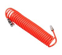 Hemobllo Tubo Flessibile Spirale per Compressore Aria con Connettori Ricambio per Utensili Pneumatici Tubo Aria Compressa Resistente e Versatile per Officina e Uso Industriale
