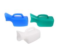 Hemobllo Urinatoio Femminile Portatile e Non Deformabile 3 Pezzi in Plastica da 1l per Campeggio e Viaggi in Auto per Donne Riutilizzabile