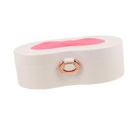 Hemobllo Valigetta Trucco con e Scomparti Portagioie Ruolo per Bambine con Design Fiocco Rosa Organizer per Cosmetici e Accessori