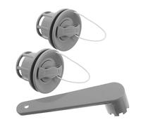 Hemobllo Valvola Gonfiabile Imbarcazione Completo con Adattatore e Cappuccio Vite Ugello di Gonfiaggio Rapido con Chiave Manuale per Kayak e Barche da Pesca Resistente e Facile da Pulire