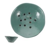 Hemobllo Vaso in Ceramica Vaso Ciotola a Forma di Petalo Decorazione del Centrotavola da Tavolo Piccoli Vasi Piccoli Vasi di Fiori Piccola Composizione Floreale Ceramica Verde