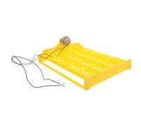 Hemobllo Vassoio Porta-uova Incubatrice Automatica per Schiusa 16 Posti, Rotazione Automatica Uova di Gallina e Quaglia, Materiale Stabile e Sicuro per Uso Professionale in Laboratorio