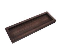 Hemobllo Vassoio Portacandele In Legno Decorazione Per La Casa Piccolo Organizer Rettangolare Per Cosmetici Vassoio Per Bancone Da Cucina Piatto Per Antipasti