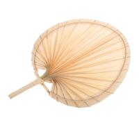 Hemobllo Ventaglio Portatile Mano in Stile Cinese Vintage Ventaglio Estivo Realizzato a Mano in Palma Leggero e Durevole per Party Spiaggia e Matrimoni Accessorio Foto Prop