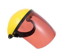 Hemobllo Visiera Protettiva per Saldatura e Lavori con Schermo Antipolvere Testa con Imbottitura Frontale Traspirante Protezione Viso Contro Scorie e Calore