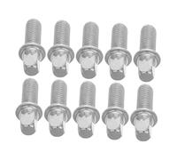 Hemobllo Viti Per Tamburo in Metallo M6x15mm Set Da 10 Pezzi, Accessori Per Rullante e Batteria Elettronica, Hardware Di Montaggio Per Strumenti a Percussione Ad Uso Amatoriale