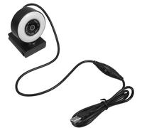 Hemobllo Webcam ad Alta Definizione 1080p Microfono, Camera Computer | Lente in Vetro e ABS, Rotazione 360 Gradi, per Monitor e Laptop, Uso Remoto
