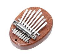 HEMOTON 1 Pc Pollice Regali Musicali Giocattoli Per Bambini Set Da Gioco All'aperto Giocattolo Legnoso Giocattoli Da Uomo Kalimba a 8 Tasti Legno Massiccio Mini Bambino Strumento Da Dito