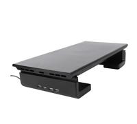 HEMOTON 1 Pc Scaffale Rialzato in Plastica Supporto per Monitor di Ricarica Supporto per Monitor del Computer Supporto per Organizer da Scrivania Tenere sotto Controllo Portaoggetti