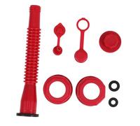 HEMOTON 1 Set Kit di Sostituzione Dell'ugello Tappo della Tanica di Gas Strumento di Ricarica del Gas Kit Beccuccio Bomboletta Gas Sostituzione Ugello Bombola Gas Rosso PE