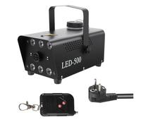 HEMOTON 1 Set macchina a spruzzo luci led lampade led smoke machine rgb light telecomandato fog machine macchina del automatica macchina del da palco senza fili Metallo Black
