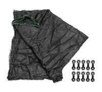 HEMOTON 1 Set Maglia Ombreggiante Netto Protettivo Rete Protezione Ombreggiatura Reti Dell'albero di Frutta Telo Ombreggiante Giardino Netma Sunmade Greenhouse Shade Net Parasole Nero PE