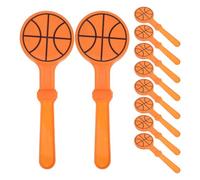 HEMOTON 10 Pezzi Battenti Mani Arancia in Plastica per Festa e Eventi Sportivi Impugnatura Sicura e Design Leggero per Accessori Basket e Giochi di Applausi