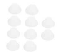 HEMOTON 10 Pezzi Dado di Fissaggio per Ventilatore Fan Blades Nut in Plastica Bianco Compatibile Ventilatore Elettrico 12-18 Pollici per Piantana Festa Estiva