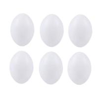 HEMOTON 10 Pezzi di Uova Finte per Piccione Viaggiatore, Materiale Sicuro e Superficie Liscia, Decorazione Realistica per Casa e Negozio