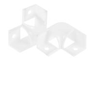 HEMOTON 10 Pezzi Kit Connettore Angolare per Striscia LED V Shape in Plastica Bianca, Collegamento Sicuro a 90 Gradi per Canalette LED, Design Elegante e Minimalista per Illuminazione