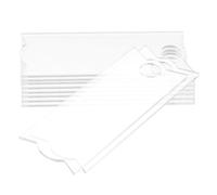 HEMOTON 10 Pezzi Targhetta in Acrilico per Bicchiere, Vuota, Decorativa | Installare, senza Sbavature, per Borracce e Tazze, Accessorio per Tappo, Finitura Trasparente