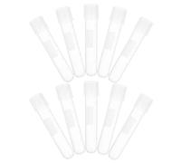 HEMOTON 10 Pezzi Tubi di Coltura in Plastica da 12ml con Tappo, Provette Scrivibili per Campionamento Liquidi, Confezione Sterile per Laboratorio Scientifico