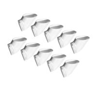 HEMOTON 10 Pezzi Vaso da Piantagione Idroponico per Colonna in PVC Bianco | Foro da 38mm, Gestione Semplice del Trapianto, per Coltivazione Verticale e Principianti