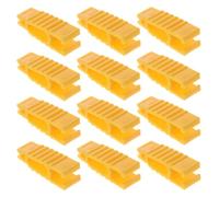 HEMOTON 100 Pezzi Estrattore di Fusibili Auto Giallo in Plastica | Fusibili e Moduli Relè, Impugnatura Isolante, Facile da Riporre, per Meccanici e Automobilisti