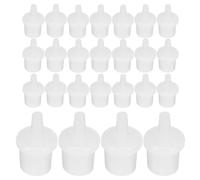 HEMOTON 100 Pezzi Punte per Bottiglie di Colla in Plastico Bianco per Applicazione Precisa e Distribuzione per Colla Ciglia e Flaconi