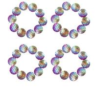 HEMOTON 100 Pezzi Strass Piatti in Resina Plastica Delicati per Gioielli e
