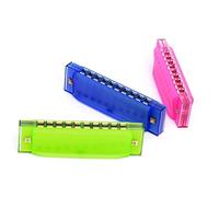 HEMOTON 10foro Plastic Harmonica Educational Music Toy for Kids for Beginners Harmonica Fun Learning and Musical Development