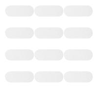 HEMOTON 12 Pezzi Cerotti Orecchie Correttore Bianco PEVA | Resistente al Sudore, Facile da Usare, Supporto Auricolare, per Orecchie Cadenti e Foto Tessera