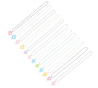 HEMOTON 12 pezzi Collane Bambina Colorate Macaron con Ciondolo Lollipop Gioielli per Riempitivi per Sacchetti Festa Compleanno Ragazze