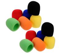 HEMOTON 12 Pezzi Custodia Per Microfono Silenziatore Del Microfono Copertura Del Parabrezza Del Microfono Coperchio Di Scarico Del Schermo Del Microfono Custodia Protettiva Spugna Risvolto