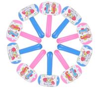 HEMOTON 12 Pezzi Martello Pneumatico Piccola Bottiglia D'Acqua Da Viaggio Con Coulisse Rosa Scrubber Cerchio Espositore Ganci Per Cani Costume Da Gioco Di Ruolo Catene Schermi Per