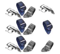 HEMOTON 12 Pezzi Plettri per Dito in Metallo per Chitarra Acustica ed Elettrica Plettri e Indice per Mandolino Banjo e Ukulele Accessori Musicali Resistenti e Antiscivolo