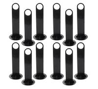 HEMOTON 12 Pezzi Porta Coni da Calcio con Supporto Portatile per Dischi Allenamento Organizer per Attrezzatura Sportiva Scaffale per Coni da Training Calcio Stabile e Facile da Trasportare