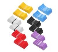 HEMOTON 12 Pezzi Tappo potenziometro vimini tenuto in mano riempire il riscaldatore strumenti di punzonatura bidone Cintura pulsante di scorrimento manopole del miscelatore plastica