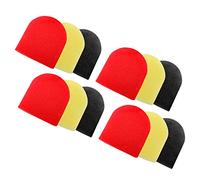 HEMOTON 12pezzi Copertura per Microfono in Spugna Adatta Maggioranza di Microfoni per Conferenze Spettacoli Teatrali Interviste di Notizie Ktv