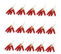 HEMOTON 15 Miniature Decorazioni Appese Capodanno Morbide per Casa e Accessori DIY per Festival Simbolici per Dollhouse