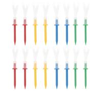 HEMOTON 16 Pezzi Tee da Golf in Plastica per Driver Professionali, Resistenti a Oltre 100 Colpi, per Allenamento Indoor e Outdoor, Tee da Golf Sostitutivi di Colore Casuale