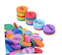 HEMOTON 160 Dischi Numerici Colorati Eva per Insegnare Posizionale AI Educativo per Sviluppare Competenze Matematiche e Riconoscimento Dei Colori