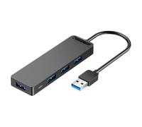 HEMOTON 1m Usb Hub Porte Splitter Usb Portatile Per Laptop Adattatore Dati Con Chip Ad Alte Prestazioni Per Connessione Senza Ritardi