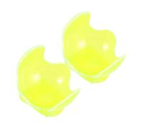HEMOTON 2 Clip per Palline Tennis Fluorescente Giallo Portaball con Sicura e Accessorio Allenamento per Giocatori Adatto Campi Tennis e Spazi Esterni