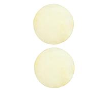 HEMOTON 2 Pelli Per Tamburo in Pelle Di Capra Da 35 Cm, Coperture Resistenti Per Percussioni Multifunzionali, Sostituzioni Facili Da Pulire Per Strumenti Musicali e Tamburelli