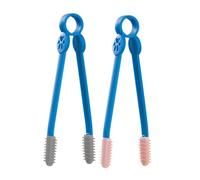 HEMOTON 2 Pettine per La Pulizia Occhi per Animali Domestici da Design Ergonomico e Rimuove Macchie e Residui per con e Corta
